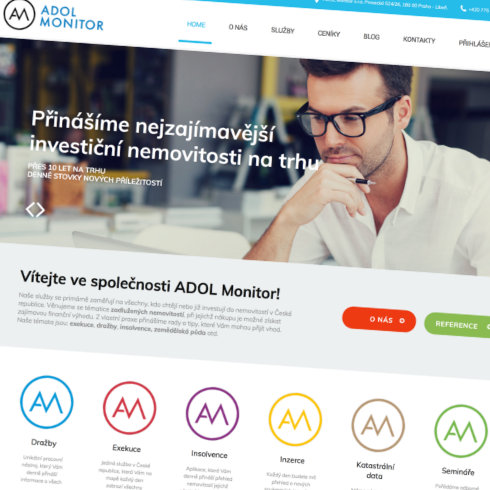 Taking over website development - Adol.cz